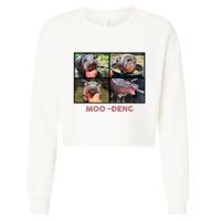The Famous Baby Pigmy Hippo Moodeng Cropped Pullover Crew