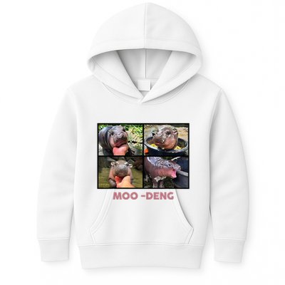The Famous Baby Pigmy Hippo Moodeng Kids Hoodie
