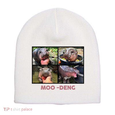 The Famous Baby Pigmy Hippo Moodeng Short Acrylic Beanie