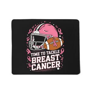 Tackle Football Breast Cancer Awareness Mousepad