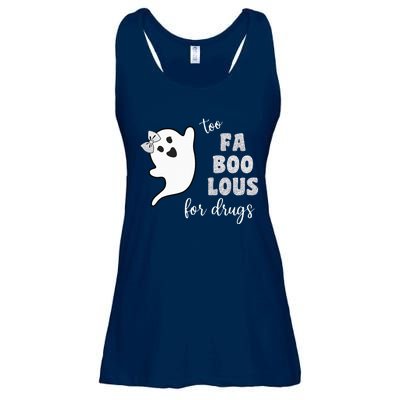 Too Fa Boo Lous For Drug Halloween Red Ribbon Week Awareness Ladies Essential Flowy Tank