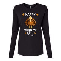 Thanksgiving Feast Celebration Womens Cotton Relaxed Long Sleeve T-Shirt