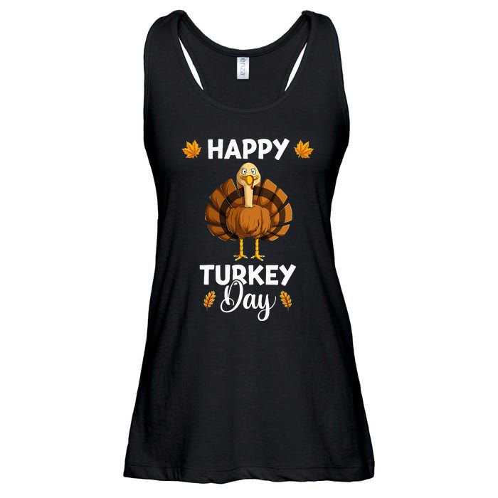 Thanksgiving Feast Celebration Ladies Essential Flowy Tank