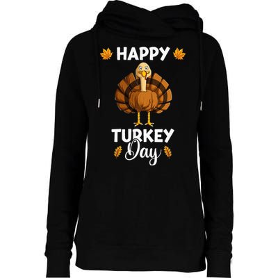 Thanksgiving Feast Celebration Womens Funnel Neck Pullover Hood