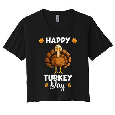 Thanksgiving Feast Celebration Women's Crop Top Tee