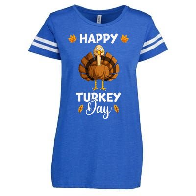 Thanksgiving Feast Celebration Enza Ladies Jersey Football T-Shirt