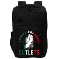 Tommy Freakin Cutlets New Jersey Funny Viral Women Impact Tech Backpack