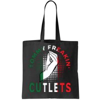 Tommy Freakin Cutlets New Jersey Funny Viral Women Tote Bag