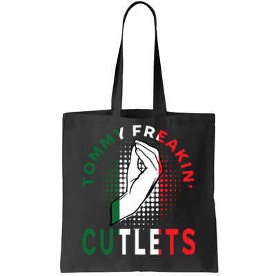 Tommy Freakin Cutlets New Jersey Funny Viral Women Tote Bag