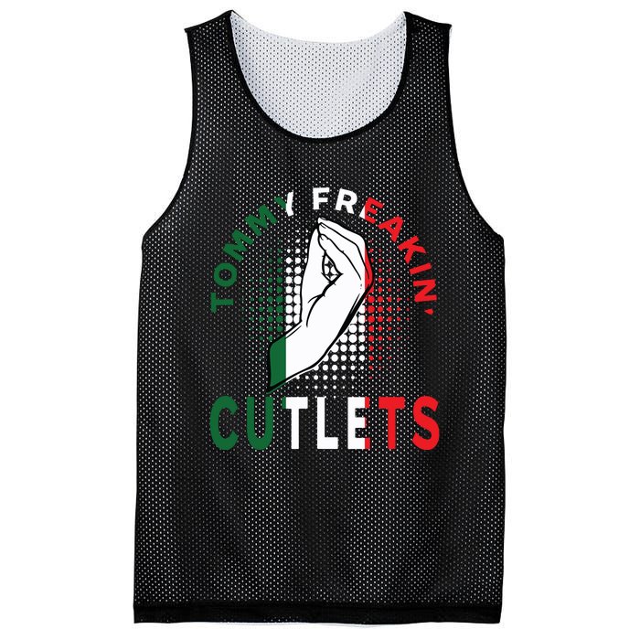 Tommy Freakin Cutlets New Jersey Funny Viral Women Mesh Reversible Basketball Jersey Tank