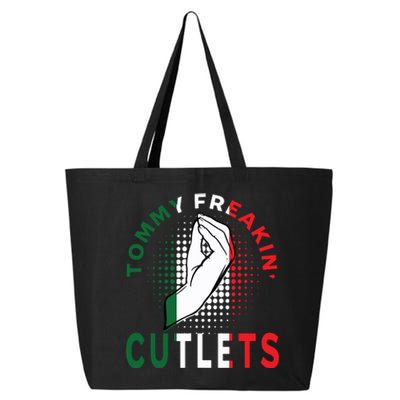 Tommy Freakin Cutlets New Jersey Funny Viral Women 25L Jumbo Tote