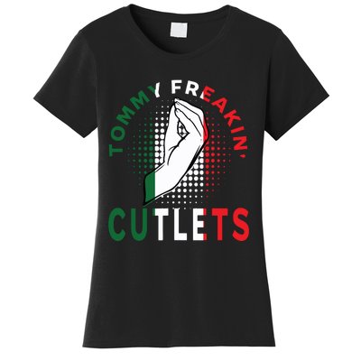 Tommy Freakin Cutlets New Jersey Funny Viral Women Women's T-Shirt