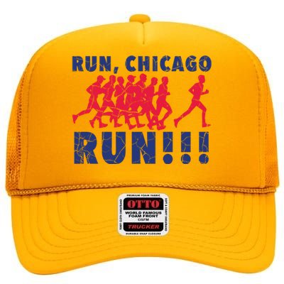 Training For Chicago Marathon High Crown Mesh Back Trucker Hat