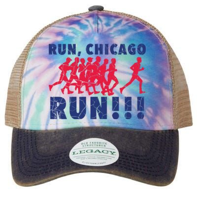 Training For Chicago Marathon Legacy Tie Dye Trucker Hat