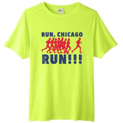 Training For Chicago Marathon Tall Fusion ChromaSoft Performance T-Shirt