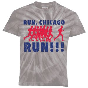 Training For Chicago Marathon Kids Tie-Dye T-Shirt