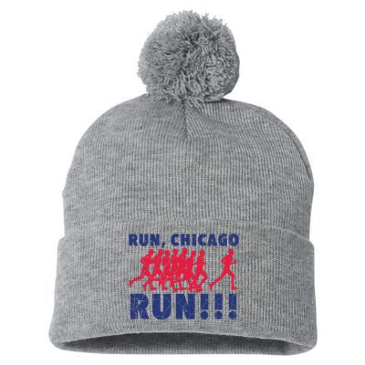 Training For Chicago Marathon Pom Pom 12in Knit Beanie