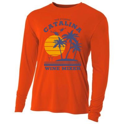 The Fcking Catalina Wine Mixer Cooling Performance Long Sleeve Crew