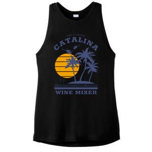 The Fcking Catalina Wine Mixer Ladies PosiCharge Tri-Blend Wicking Tank