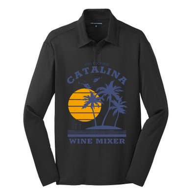 The Fcking Catalina Wine Mixer Silk Touch Performance Long Sleeve Polo