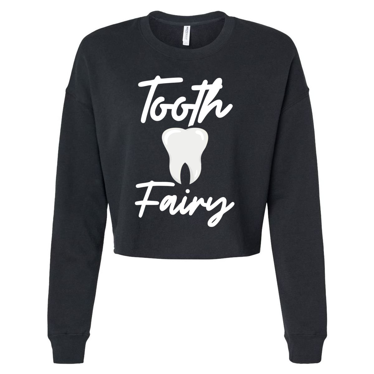 Tooth Fairy Cute Gift Cropped Pullover Crew