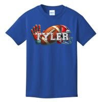 Tyler Football Custom Name Gift Kids T-Shirt