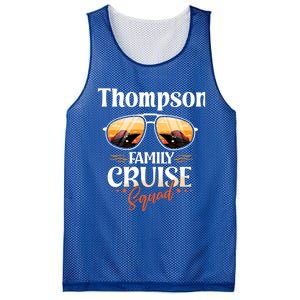 Thompson Family Cruise Squad Personalized Thompson Vacation Gift Mesh Reversible Basketball Jersey Tank