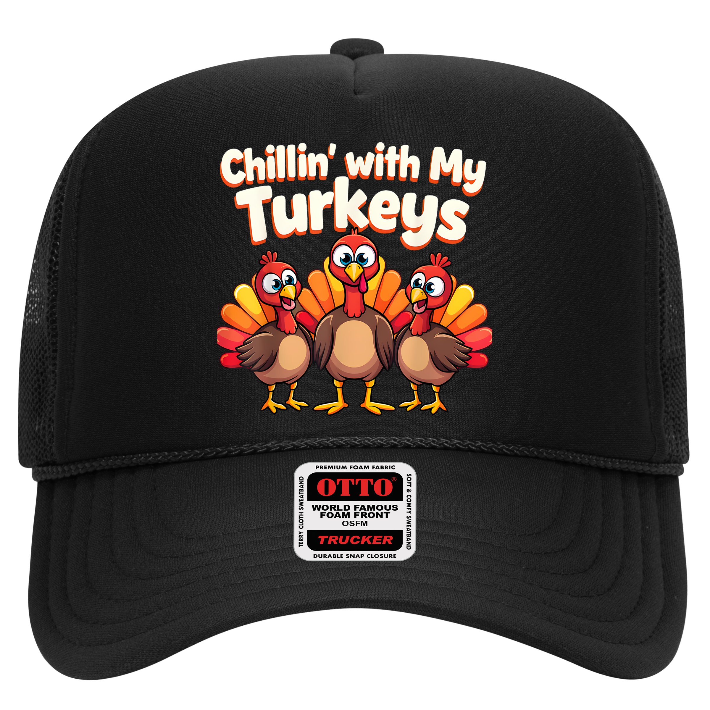 Thanksgiving Family Chillin With My Turkeys Hat