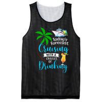 Today's Forecast Cruising With A Chance Of Drinking Cruise Mesh Reversible Basketball Jersey Tank