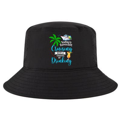 Today's Forecast Cruising With A Chance Of Drinking Cool Comfort Performance Bucket Hat