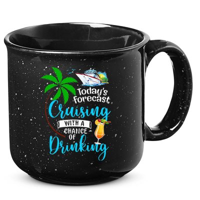 Today's Forecast Cruising With A Chance Of Drinking 15oz Campfire Ceramic Mug