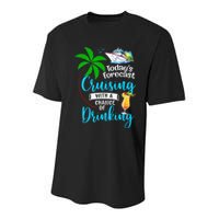 Today's Forecast Cruising With A Chance Of Drinking Youth Performance Sprint T-Shirt
