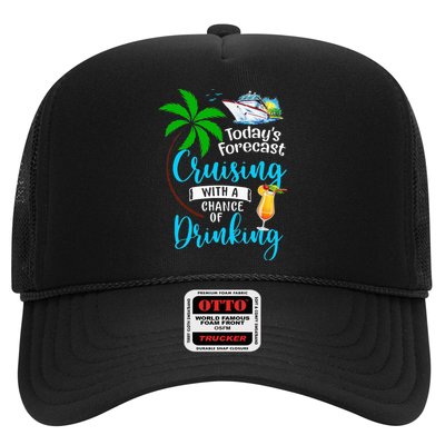 Today's Forecast Cruising With A Chance Of Drinking Trucker Hat