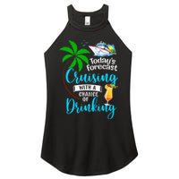 Today's Forecast Cruising With A Chance Of Drinking Women's Perfect Tri Rocker Tank