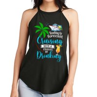 Today's Forecast Cruising With A Chance Of Drinking Women's Perfect Tri Rocker Tank