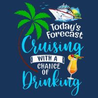 Today's Forecast Cruising With A Chance Of Drinking Infant Baby Jersey Bodysuit
