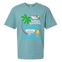 Today's Forecast Cruising With A Chance Of Drinking Sueded Cloud Jersey T-Shirt