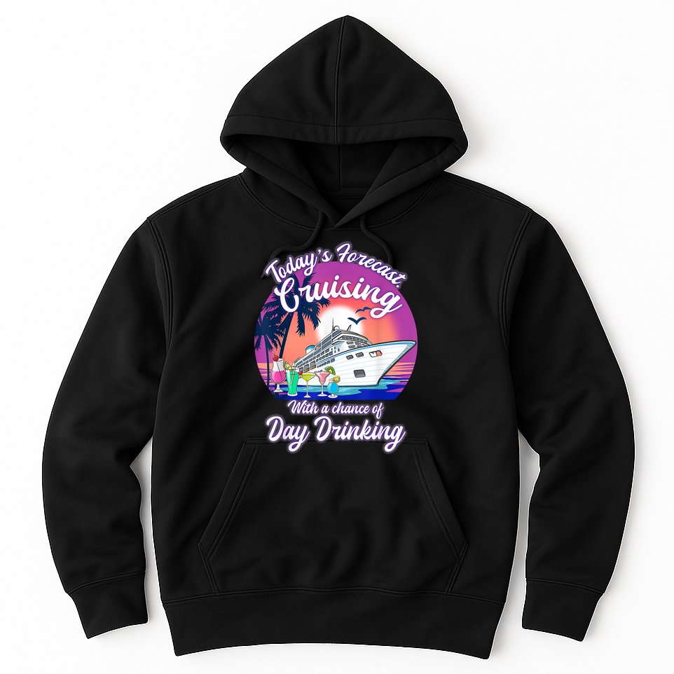 Today's Forecast Cruising With A Chance Of Drinking Cruise Hoodie