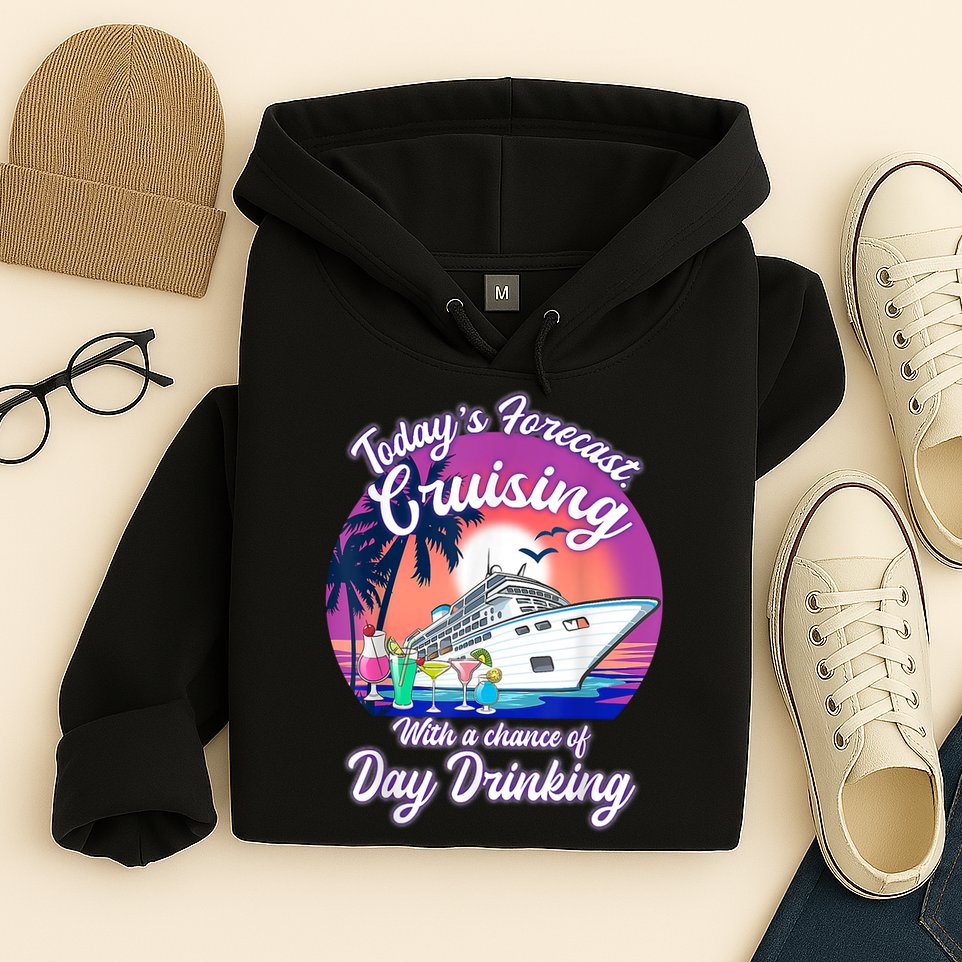 Today's Forecast Cruising With A Chance Of Drinking Cruise Hoodie