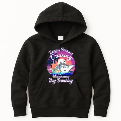 Today's Forecast Cruising With A Chance Of Drinking Cruise Kids Hoodie