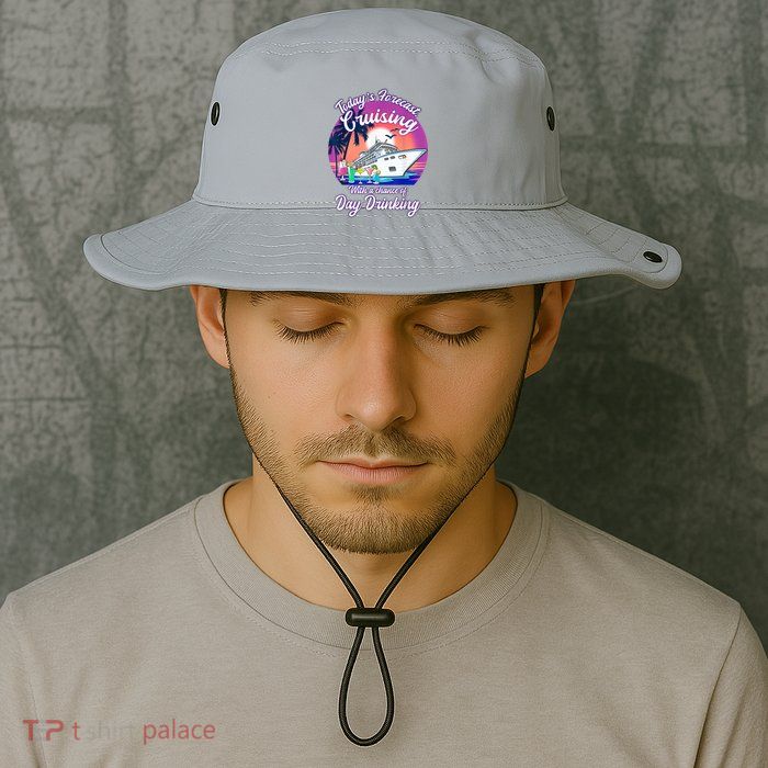 Today's Forecast Cruising With A Chance Of Drinking Cruise Bucket Hat