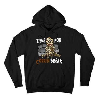 Time For Coffin Break Zombie Funny Tall Hoodie