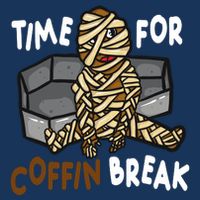 Time For Coffin Break Zombie Funny Infant Baby Jersey Bodysuit