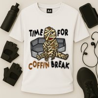 Time For Coffin Break Zombie Funny Performance Shirt