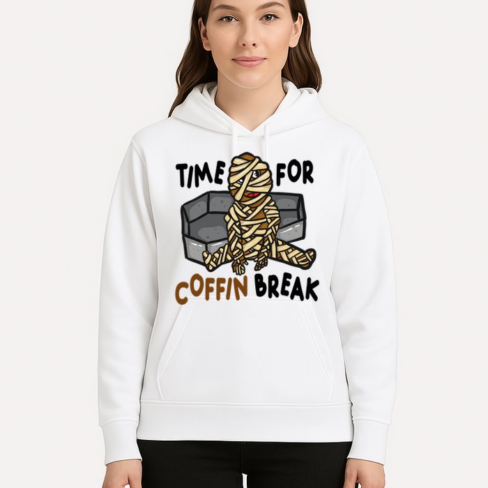 Time For Coffin Break Zombie Funny Hoodie