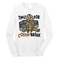 Time For Coffin Break Zombie Funny Long Sleeve Shirt