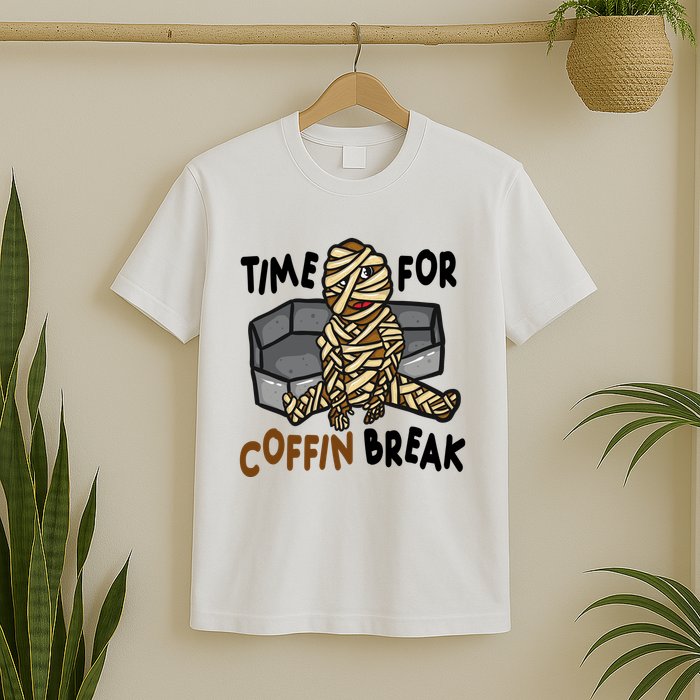 Time For Coffin Break Zombie Funny T-Shirt