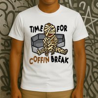 Time For Coffin Break Zombie Funny T-Shirt