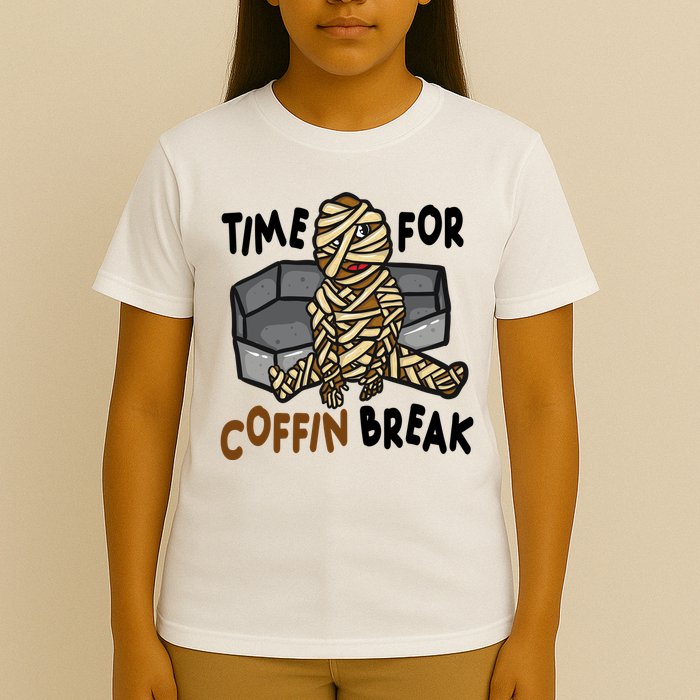 Time For Coffin Break Zombie Funny T-Shirt