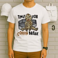 Time For Coffin Break Zombie Funny T-Shirt